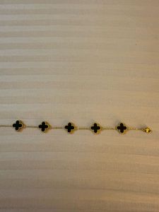 Gold Clover Bracelet (Van Cleef Dupe)