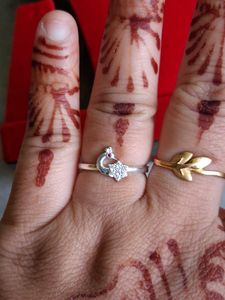 Peacock Design Ring Silver