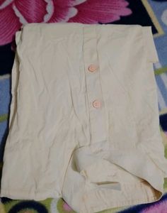 Pale Yellow Button Down Shirt