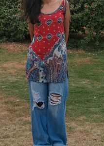 SAVANA blue Ripped Jeans