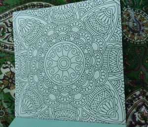 Mandala Art Colouring Book