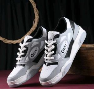 Ogiy Chunky Sneakers - Grey and White For Men