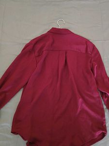 Burgundy Long Sleeve Shirt
