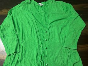 Green Cardigan