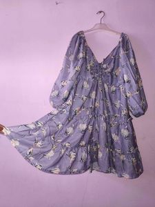 (Price Drop) Fully Flared Floral Frock 🔮💜