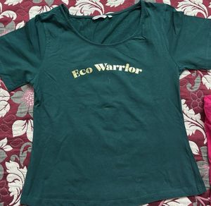 Set Of Two Eco Warrior  & VALENTINE Tee