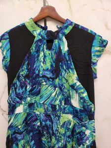 Abstract Print Dress