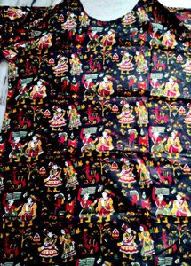 🌹🐦‍⬛Kalamkari Shor kurti