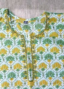 Floral Print Kurta