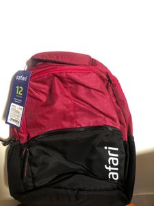 Safari Backpack - Red and Black