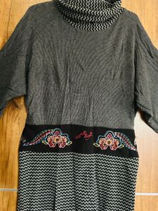 Polo Neck Charcoal One Pice