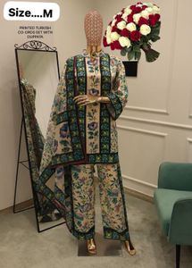 Stylish Turkish Co-ord Set with Dupatta