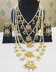 BRAND NEW Pearl Kundan Jewellery Set
