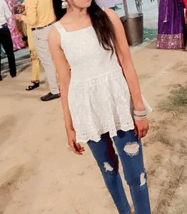 Shourt Party Wear Kurti 🤍🤍🤍