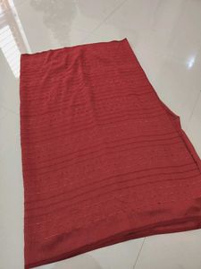 Rust Color Saree