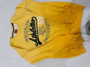 Y2k Yellow Graphic Sweatshirt