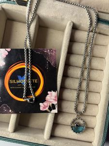 anti-tarnished ocean necklace