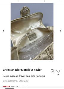 Dior Authentic Makeup Pouch