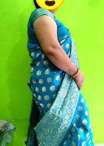 Beautiful Bluee Saree