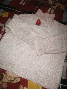 Cozy Knit Sweater with Detail