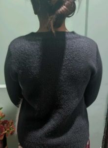 Stylish Zebra Pattern Sweater