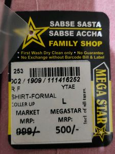 Mens Shirt Full Sleeves New Packed