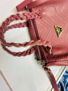 Elegant Pink Quilted Sling Bag 💗
