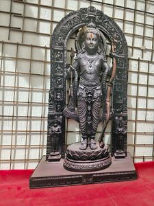 Ram Lalla Wood Print Pasting With Lamination