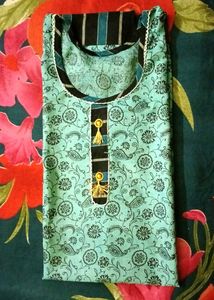 Sky Blue Kurti With Pant