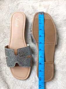 Classy Gold Flat Sandal