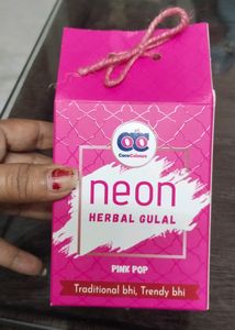 Pink Herbal Gulal Seal Packed