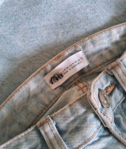 Light Wash Ribbed Jeans