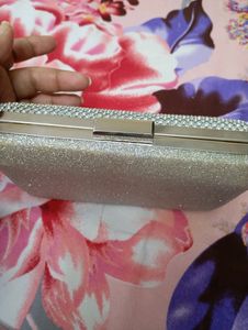 Glitter &amp; Sequined Wedding Bridal Clutch