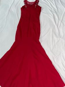 Red Cocktail Gown
