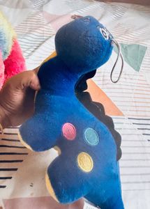 3 Soft Toys, Birthdays Card And Sticks