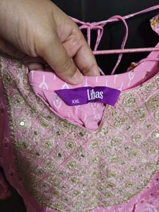 Pink Printed Kurta Set