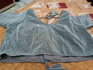 Beautiful Silver Blouse