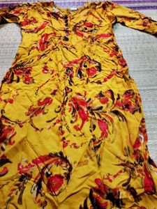 Floral Print Kurta