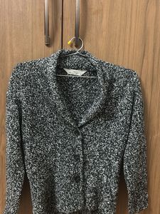 Elegant Textured Cardigan Coat