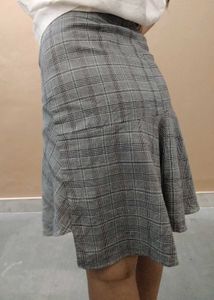 Checker Formal skirt