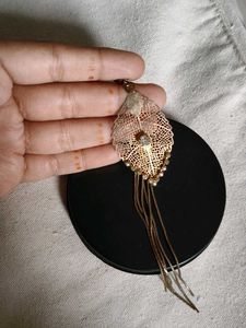 Gold Leaf Dangle Earrings
