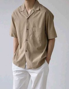 Men Dickies Work Shirt khaki