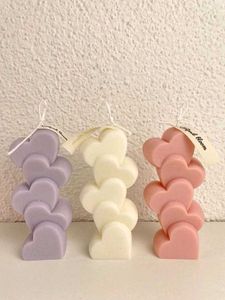 Heart &amp; Flower Shaped Candles Set Of 1