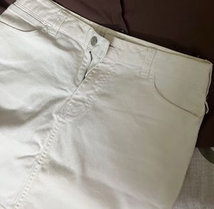 FLASH SALE White Denim Skirt @299