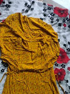 Butterfly 🦋 Yellow Casual Dress