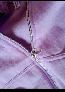 Fleece Crop Hood Jacket