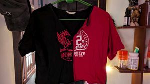 Two-Tone Graphic Tee