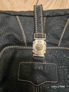 MultiZipper Diesel Leather Backpack Rare