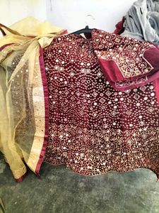 🔥New Wedding lehanga 💕💯 heavy  Merrar Wark