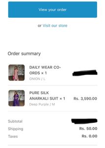 Purple Silk Embroidered Kurta Set